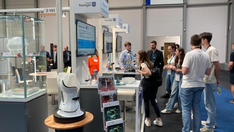Messestand auf der Rapid.Tech 3D